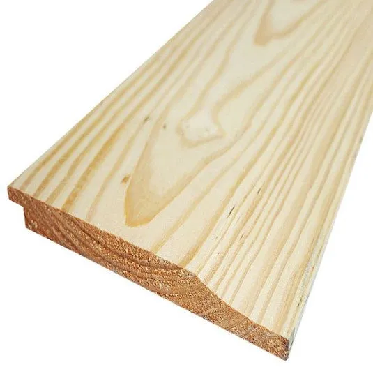 1”x6” Knotty Pine Cove Style Siding