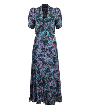 30s Alice Bias Cut Midi Dress and Bolero - Bloomsbury