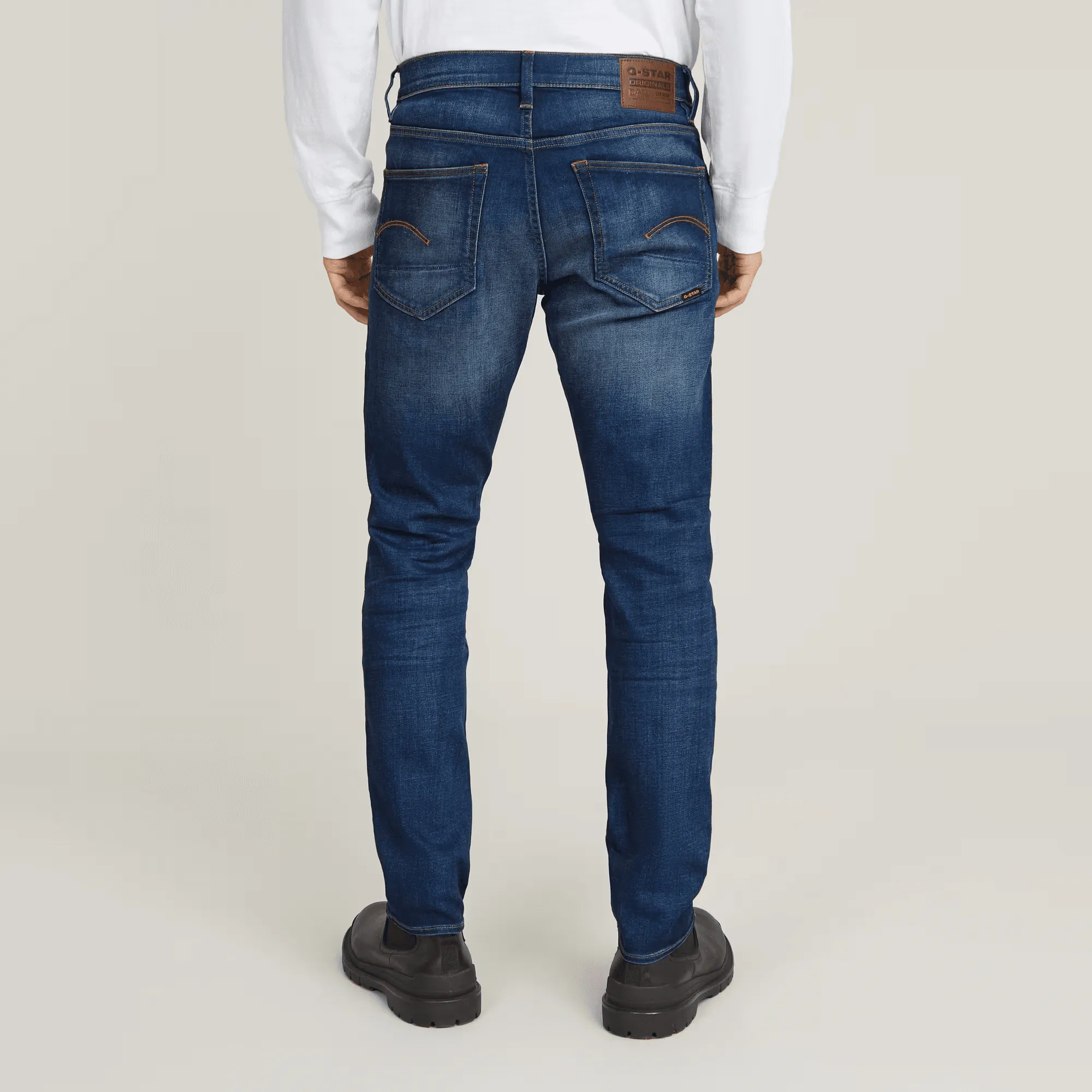 3301 Slim Jeans in Worker Blue Faded