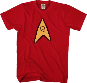 8-Bit Starfleet Logo Star Trek T-Shirt