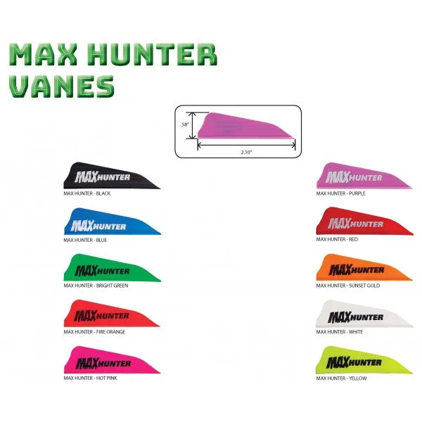 AAE Max Hunter 2.1"  Vanes (100 pk)