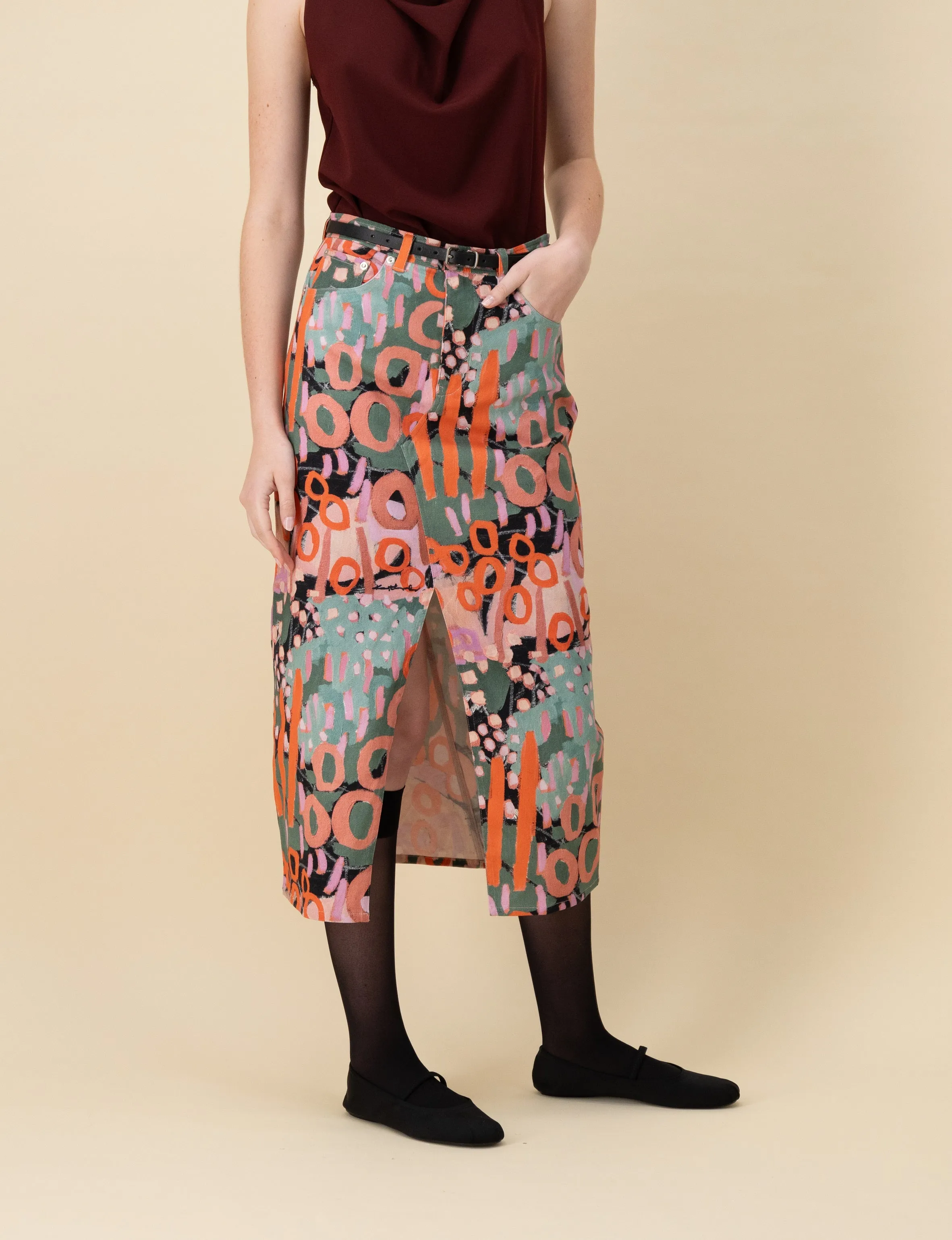 Abstract Skirt