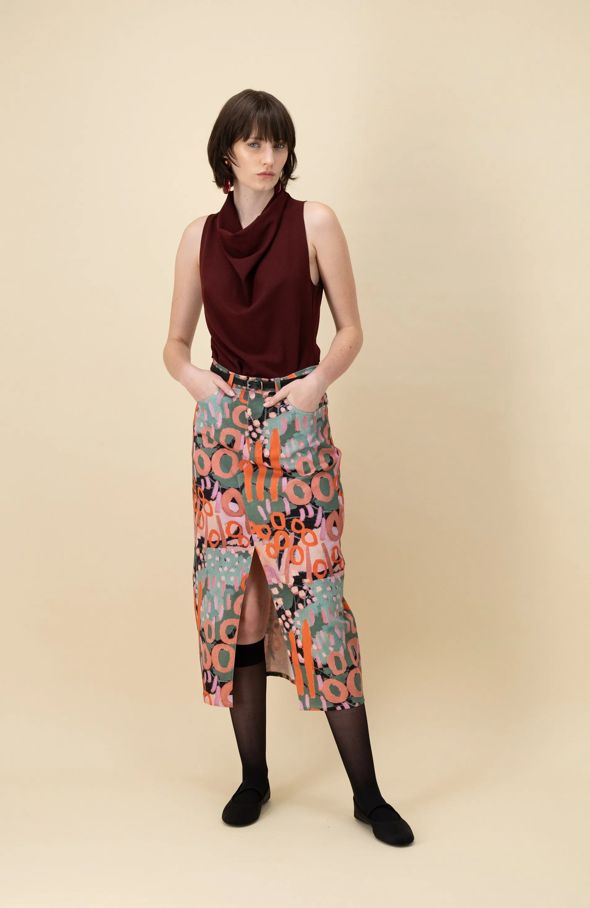 Abstract Skirt