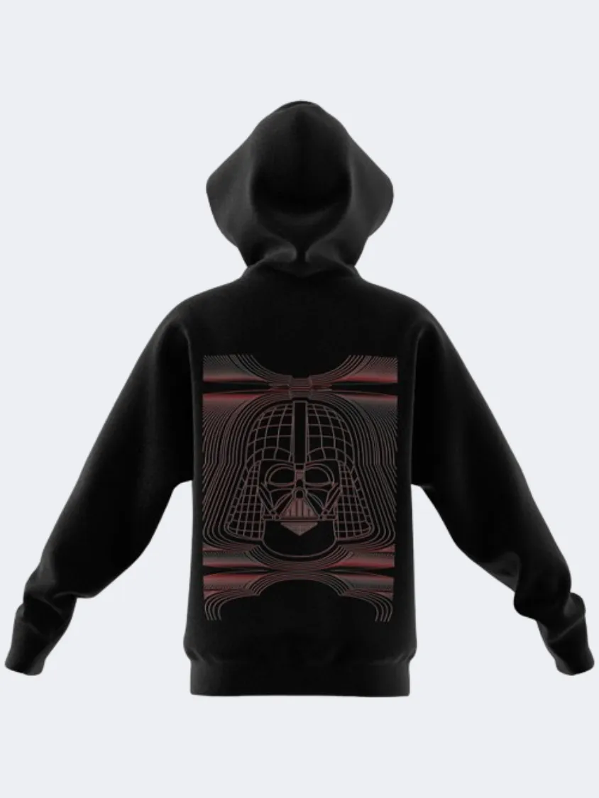 Adidas Star Wars Zne Kids-Boys Sportswear Hoody Black/Red