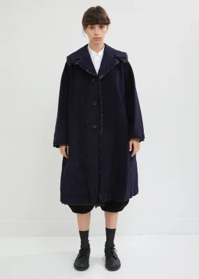 Angora Mix Wool Beaver Coat