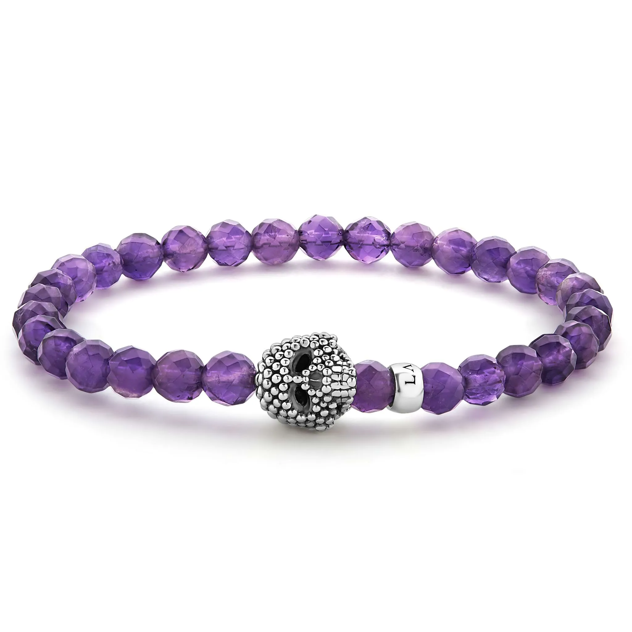 Anthem Amethyst Skull Bracelet