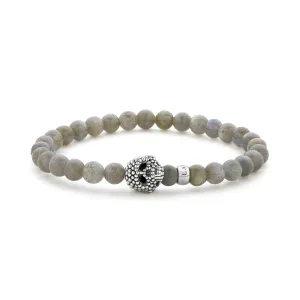 Anthem Labradorite Skull Bracelet