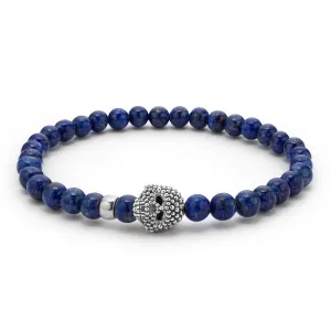 Anthem Lapis Skull Bracelet