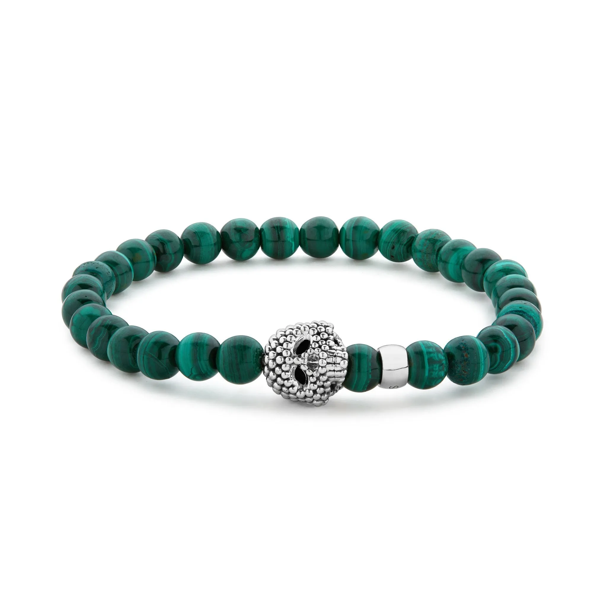 Anthem Malachite Skull Bracelet