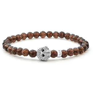 Anthem Smokey Quartz Skull Bracelet