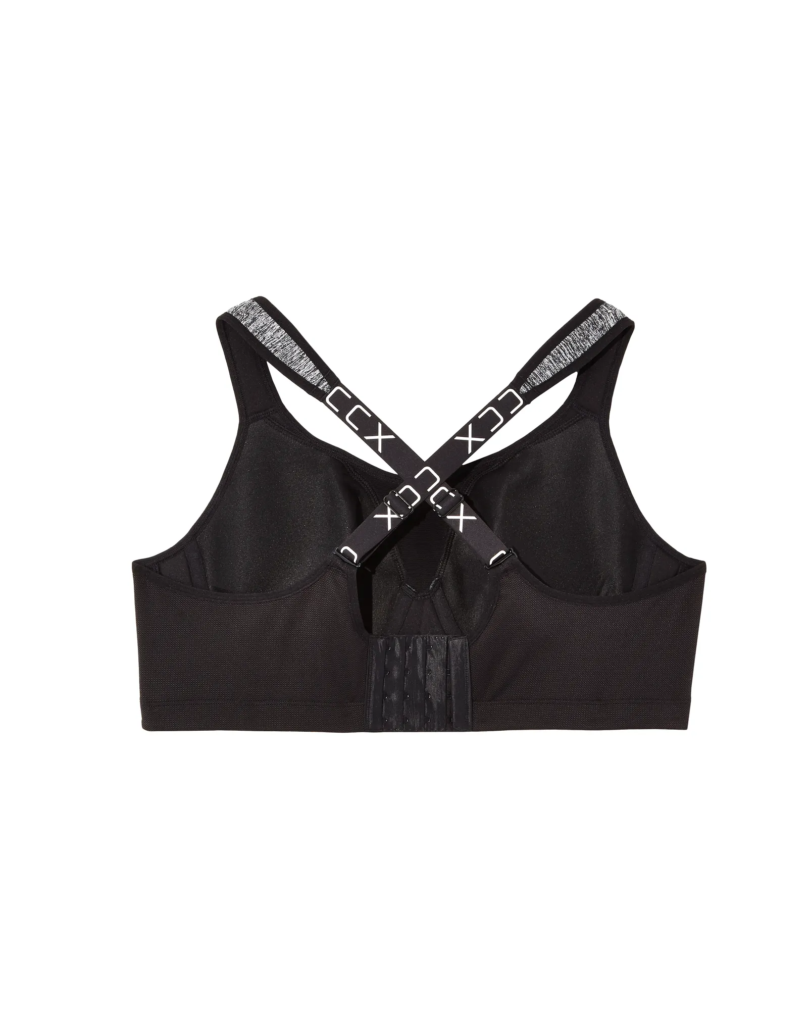 Arno Sports Bra | Charcoal Grey / Black