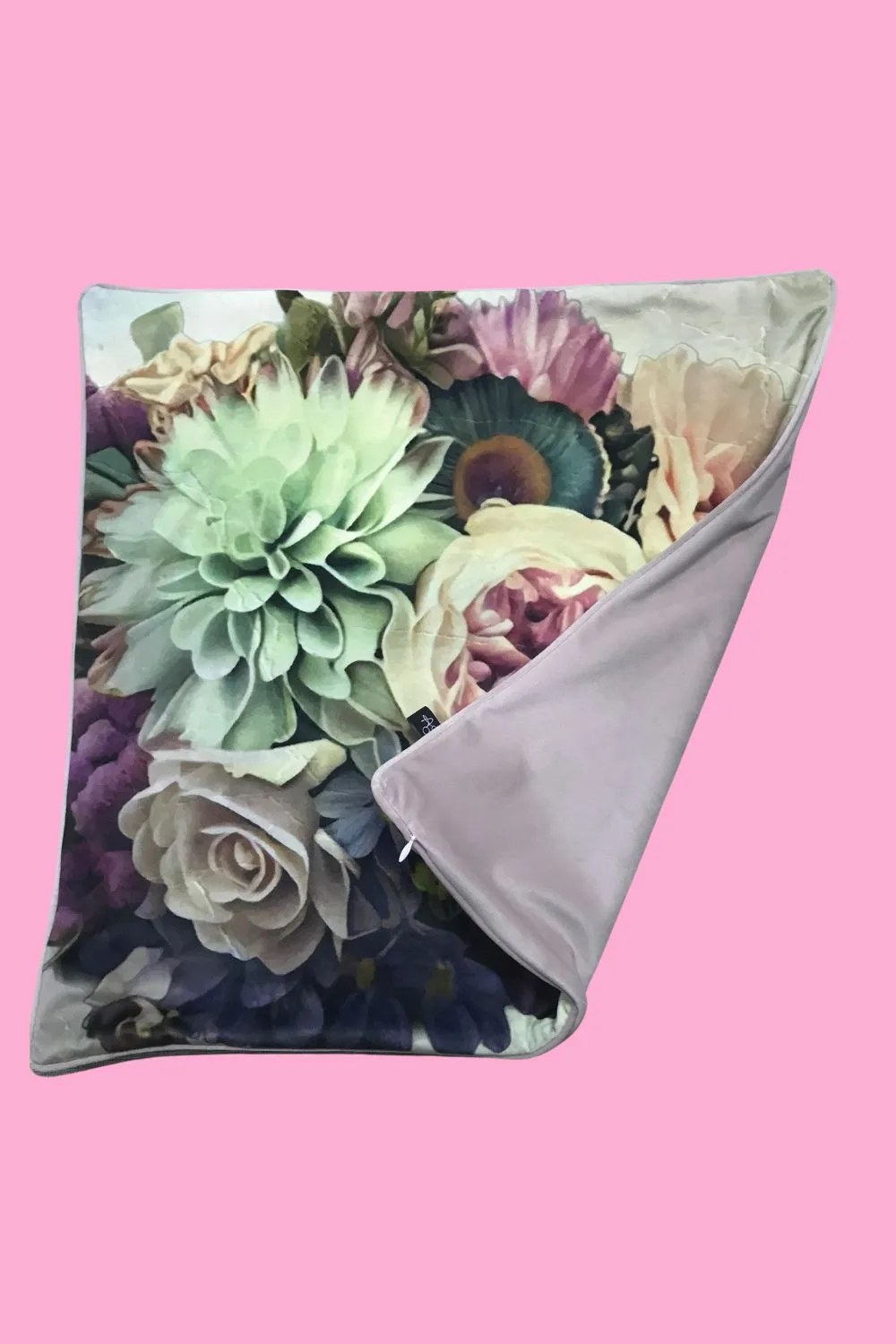 AS Velvet Cushion Cover - Peony Classic