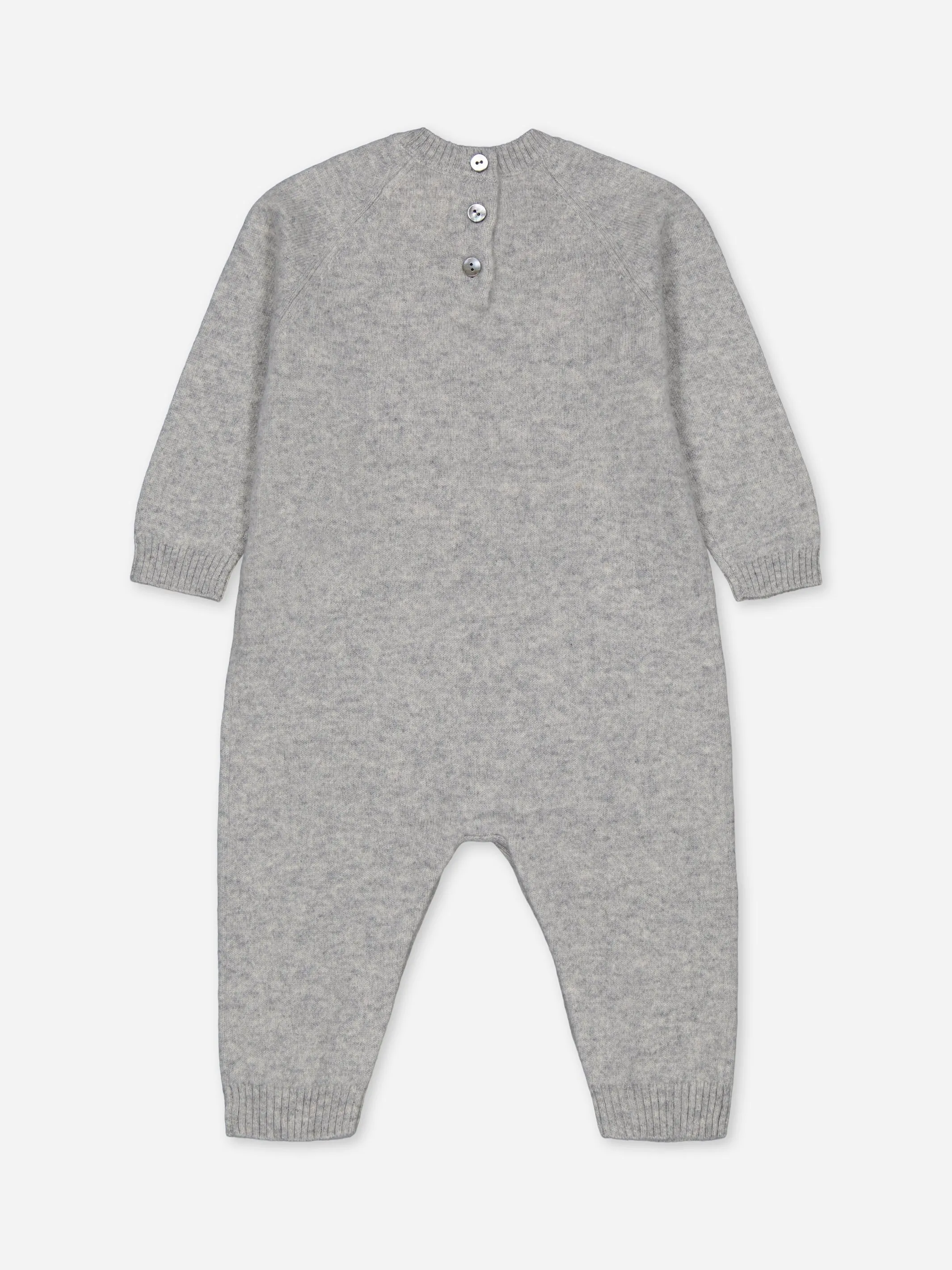 Baby's Cashmere Jumpsuit Grey