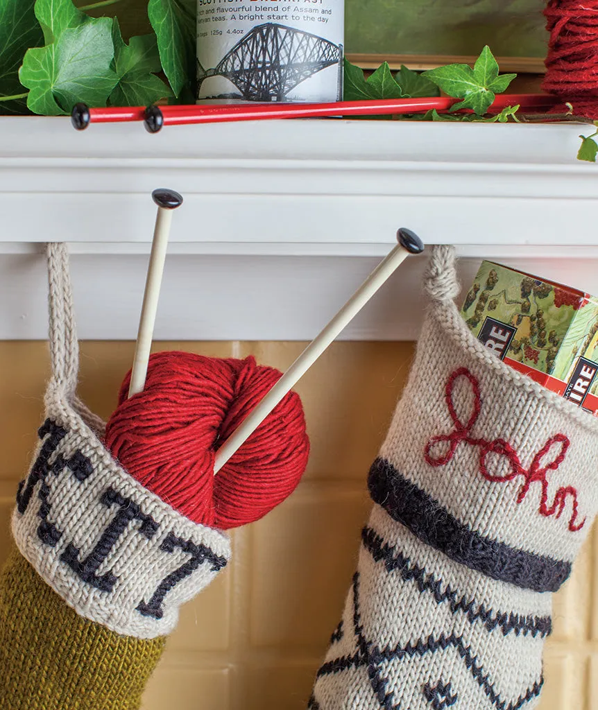 Basic Christmas Stockings Using Brown Sheep Lamb's Pride Worsted