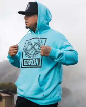 Black Box Crest Pullover Hoodie - Tiffany