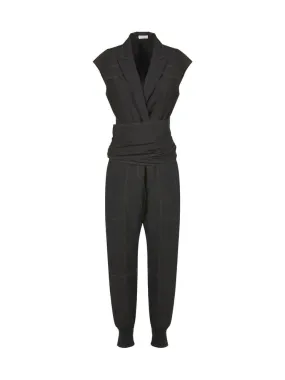 Brunello Cucinelli Wrap Front Jumpsuit