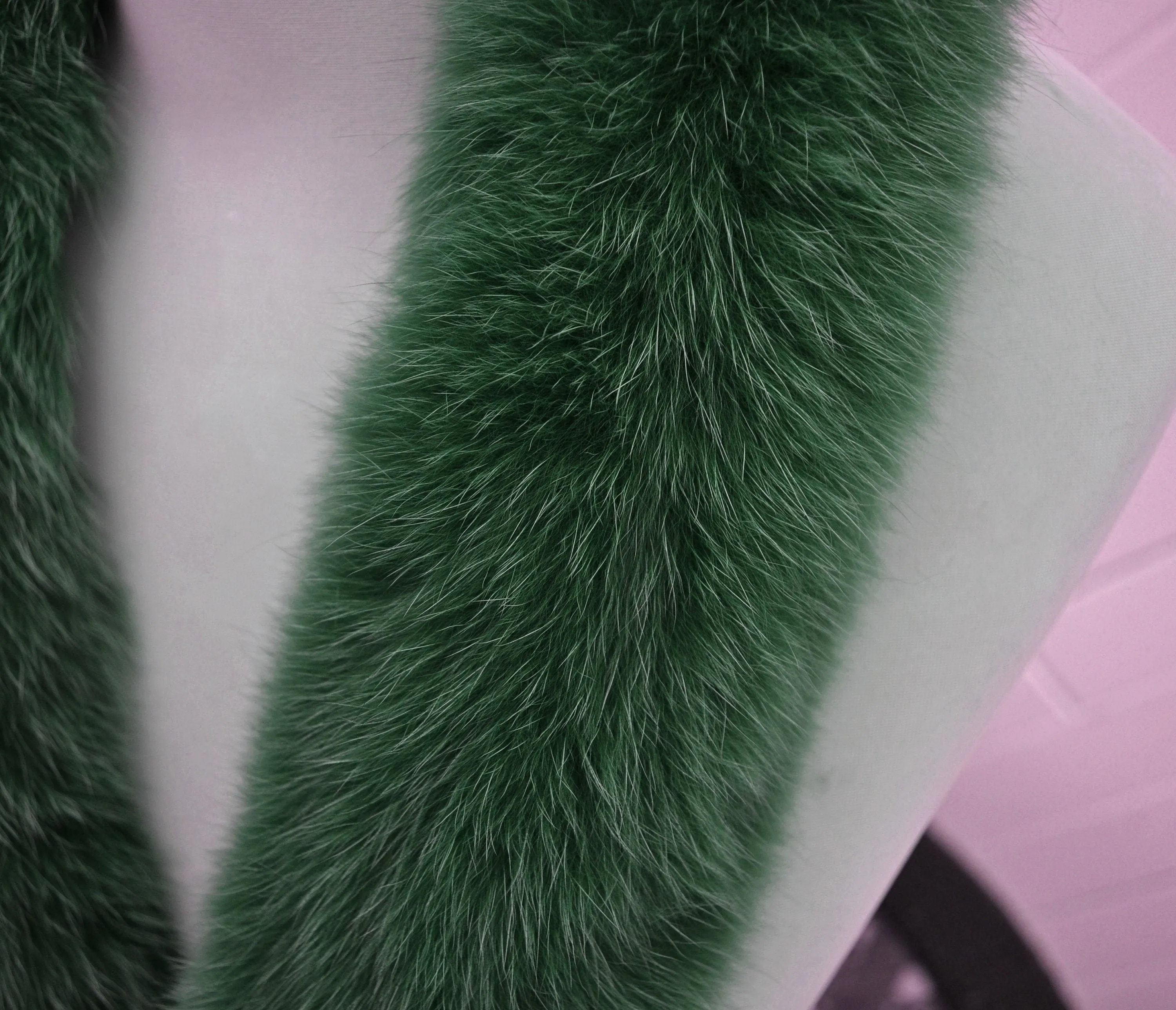 BY ORDER, not Tail, High Quality Real Fox Fur Trim Hood, Fur collar trim, Fox Fur Collar, Fur Scarf, Fur Ruff, Fox Fur Hood, Green fur