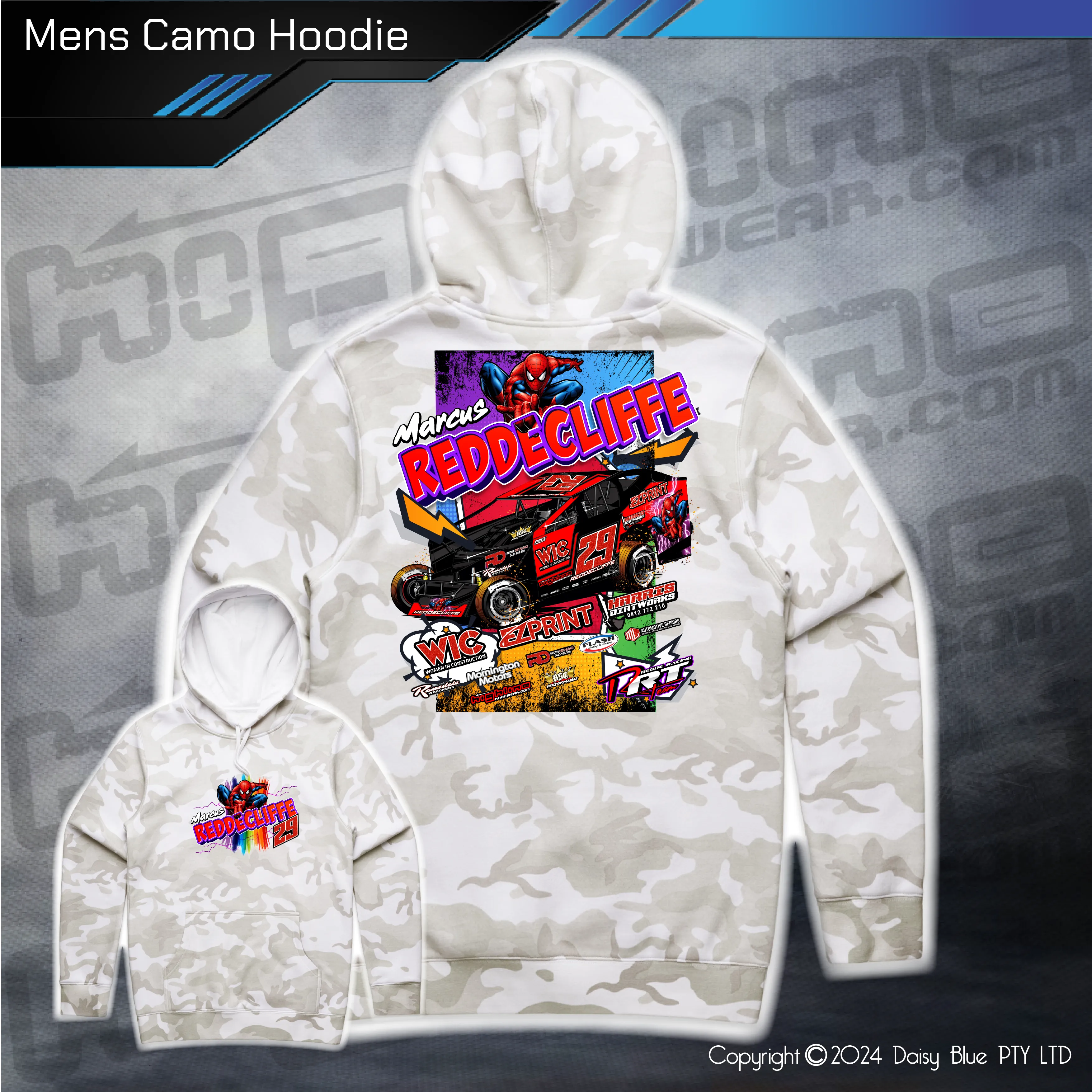 Camo Hoodie - Marcus Reddecliffe