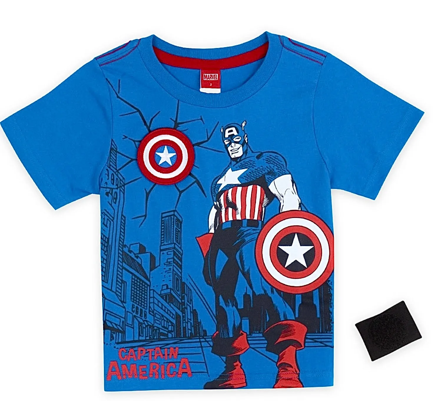 Capt America Boys T-shirt With Band