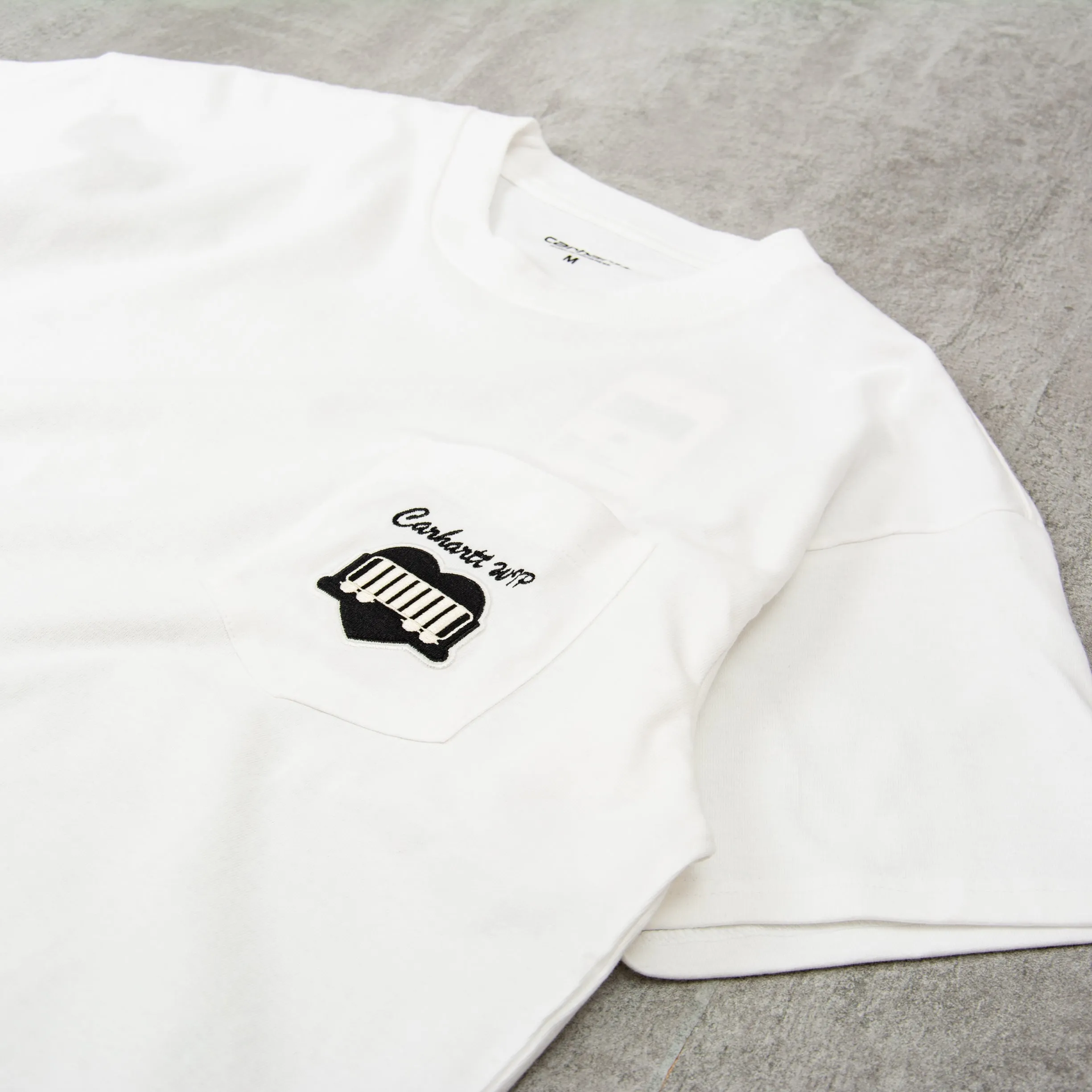 Carhartt WIP Heart Train Tee - White