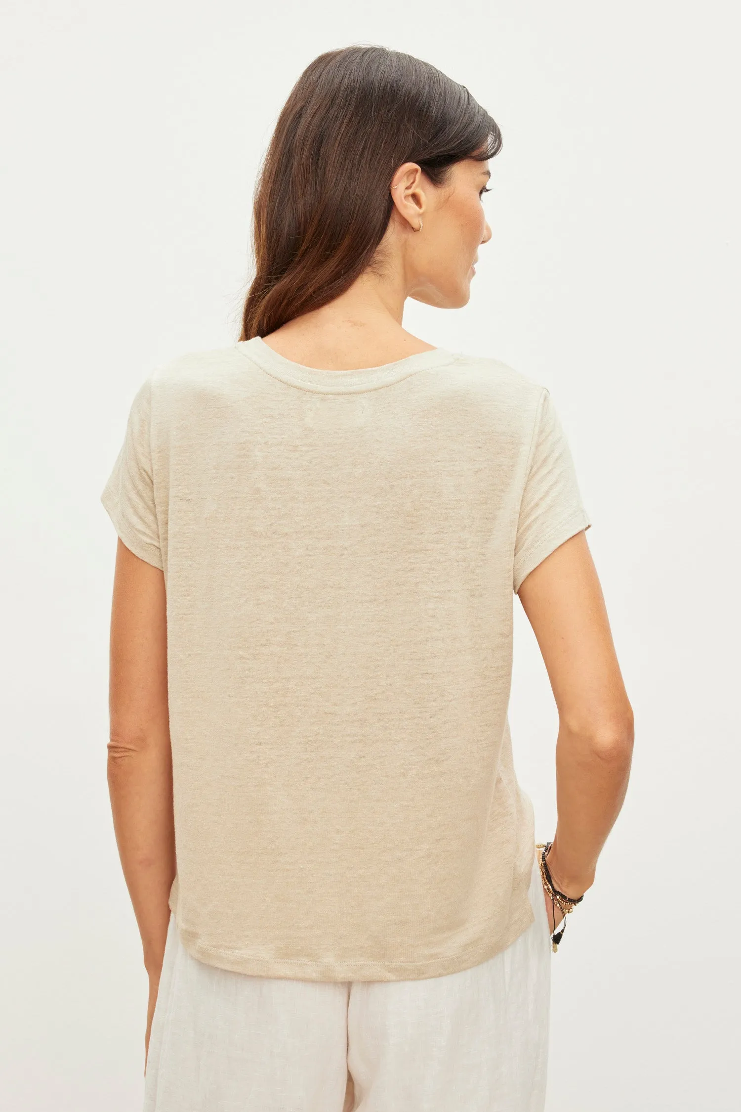 Casey | Linen Knit Tee