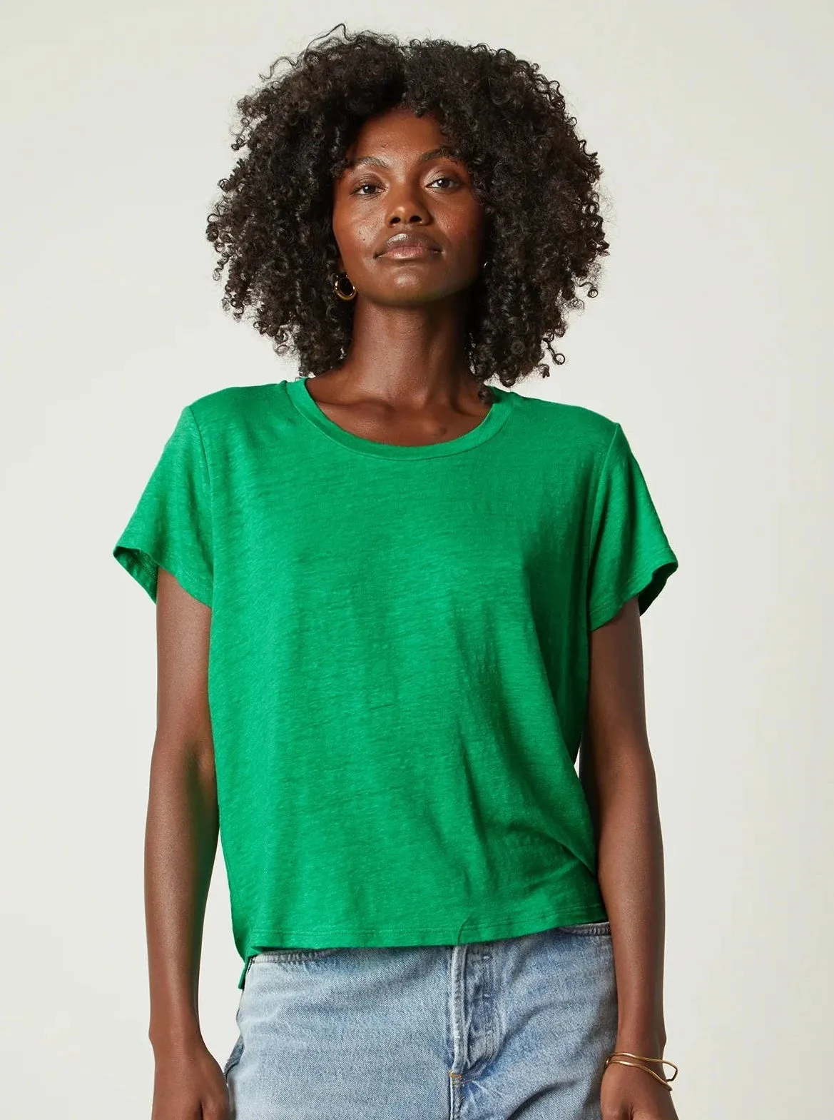 Casey | Linen Knit Tee