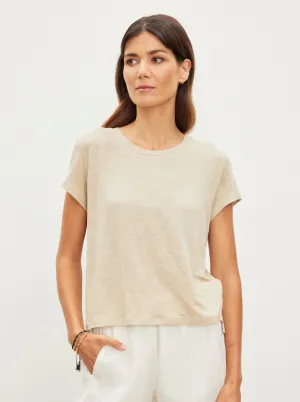 Casey | Linen Knit Tee