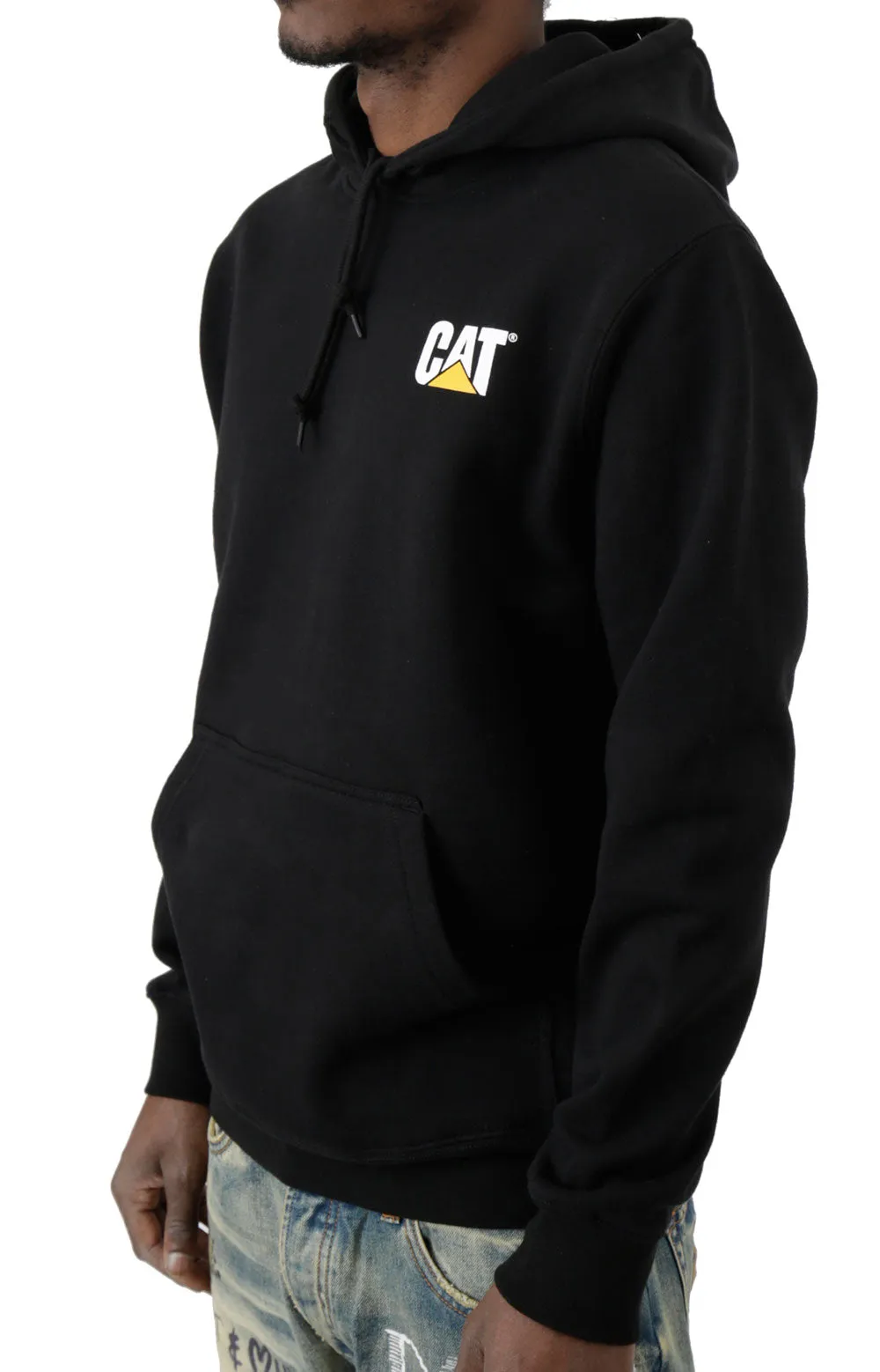 Caterpillar Logo Hoodie - Black