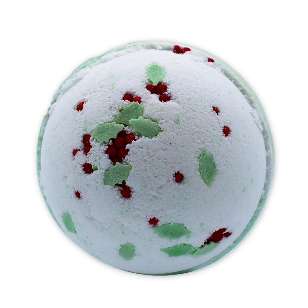 Christmas Bath Bombs - Stars Snowflakes Holly & Reindeer - Xmas Gift