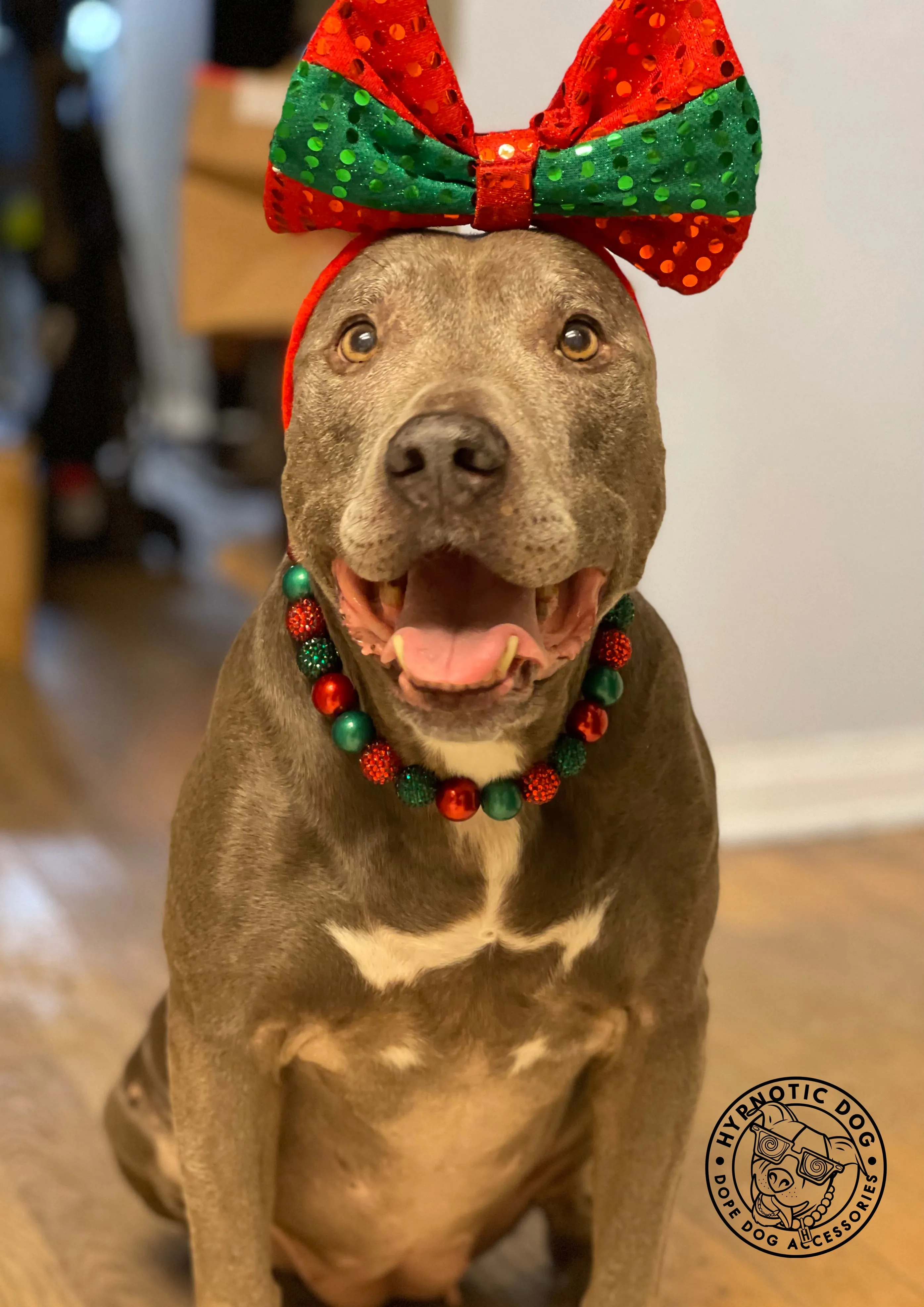 Christmas Glam Bead Collar