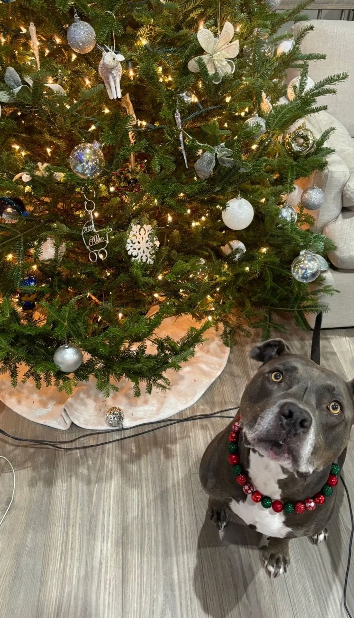 Christmas Glam Bead Collar