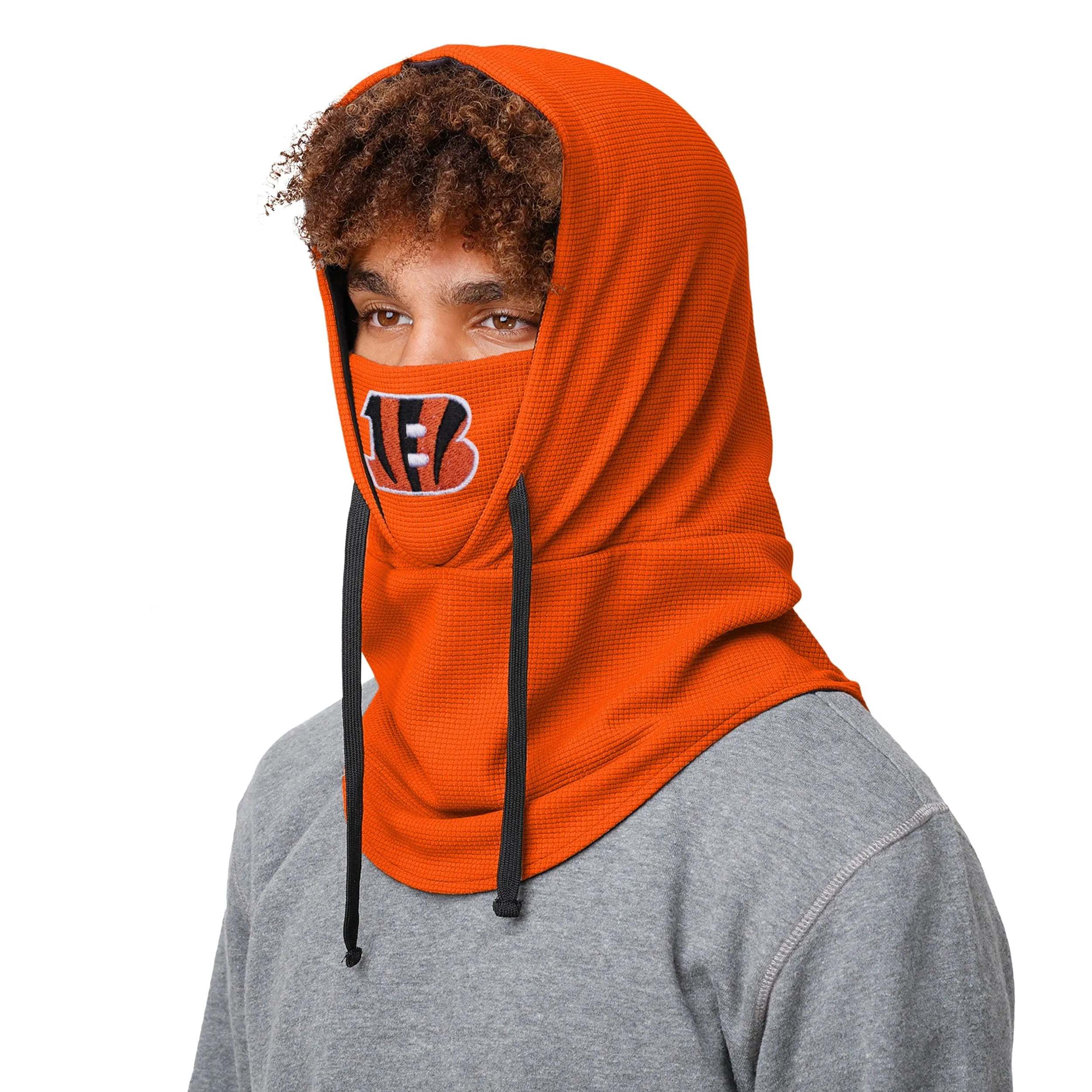 Cincinnati Bengals NFL Waffle Drawstring Hooded Gaiter