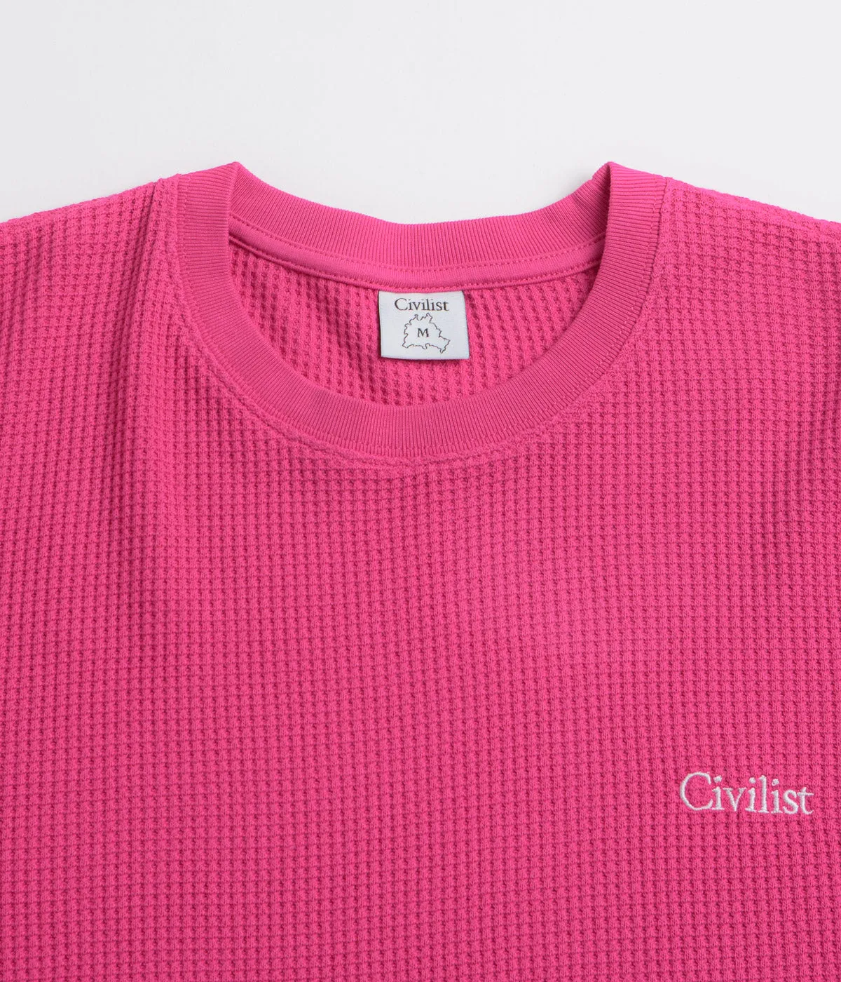 Civilist Thermal Long Sleeve T-Shirt - Fuchsia