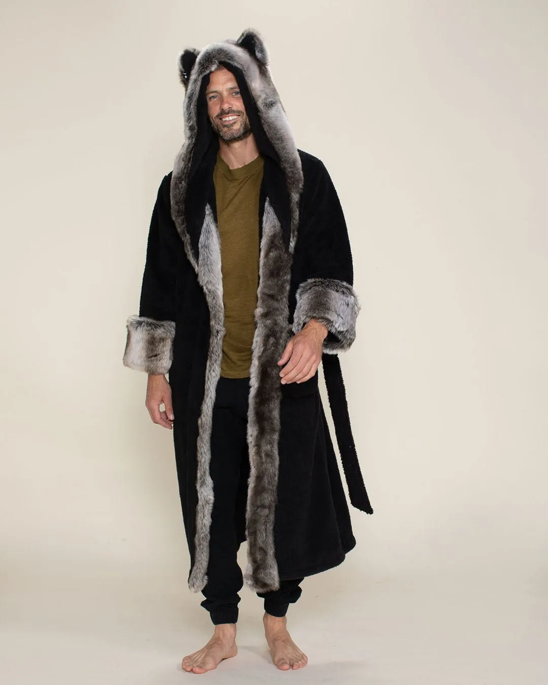 Classic Men's Luxury Robe | Grey Wolf