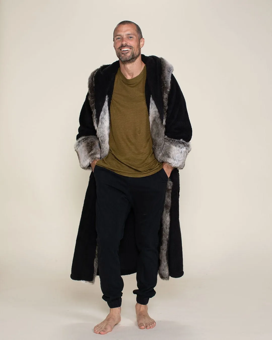 Classic Men's Luxury Robe | Grey Wolf