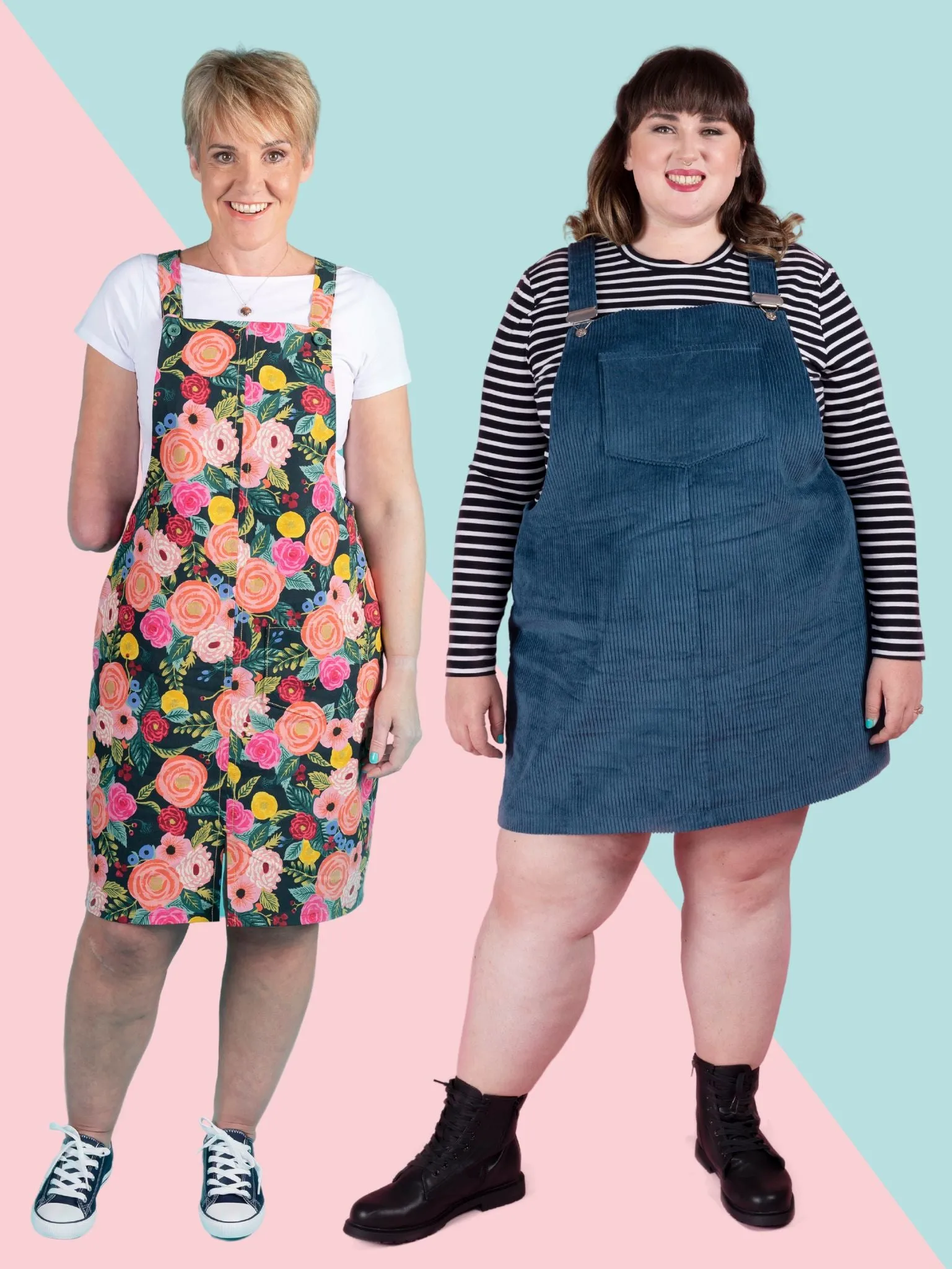 Cleo Pinafore   Dungaree Dress