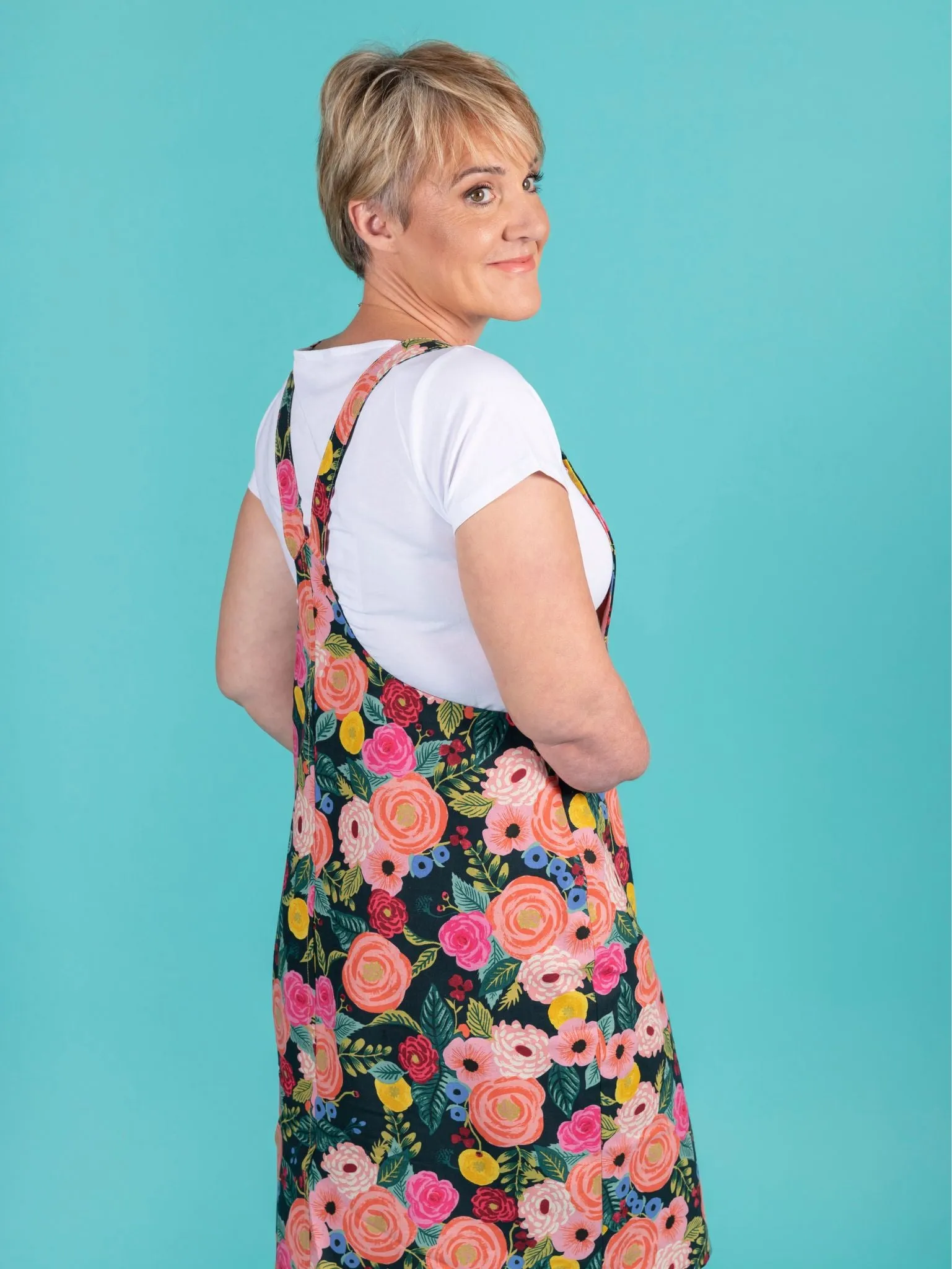 Cleo Pinafore   Dungaree Dress