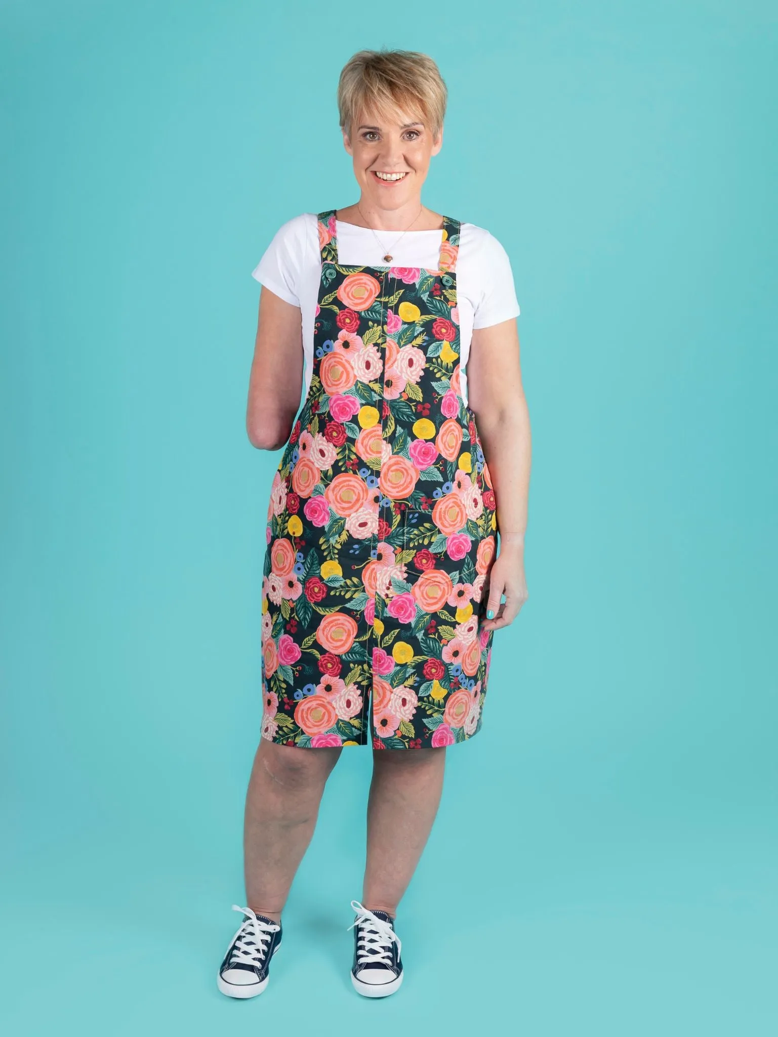 Cleo Pinafore   Dungaree Dress