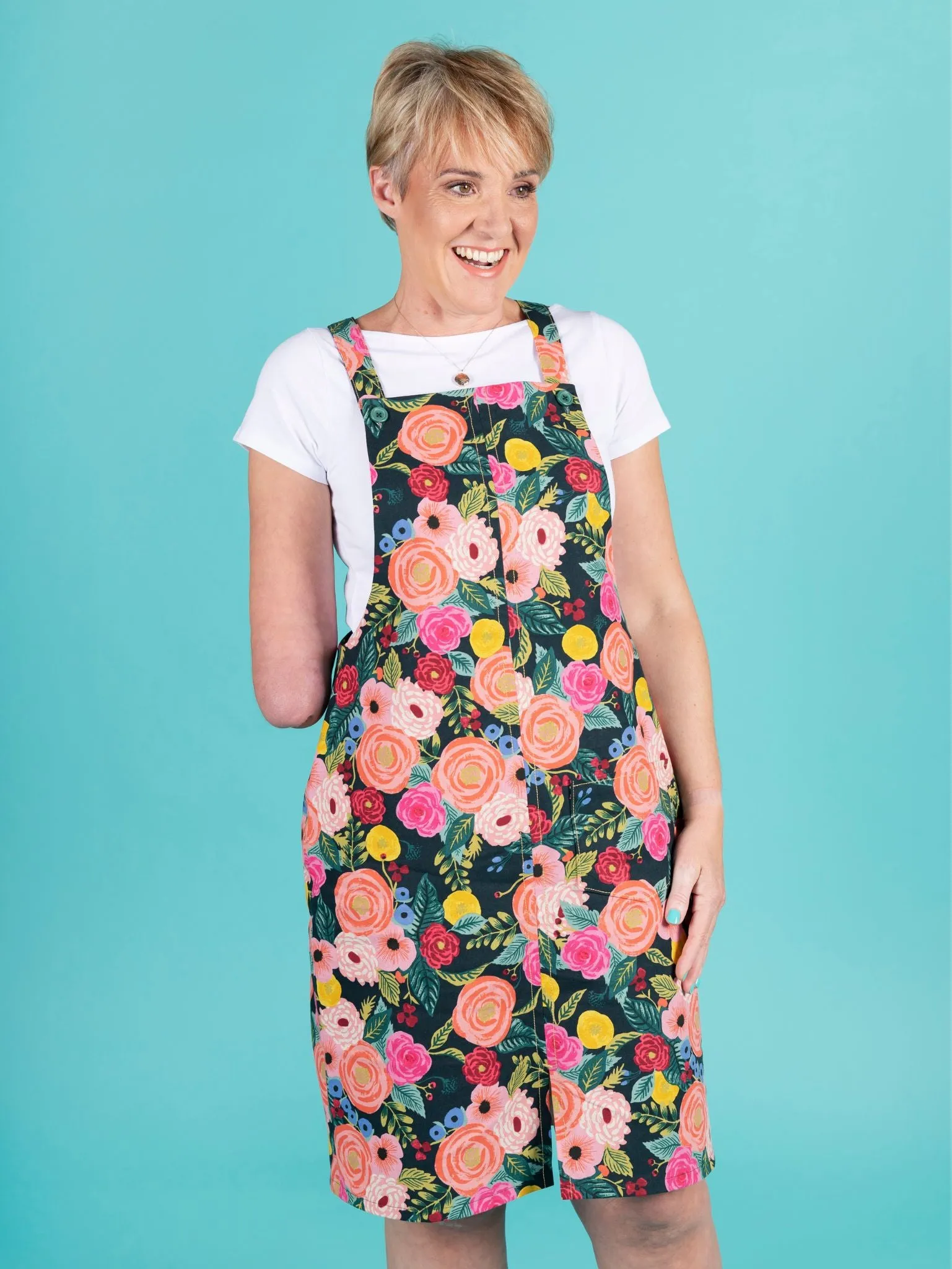 Cleo Pinafore   Dungaree Dress