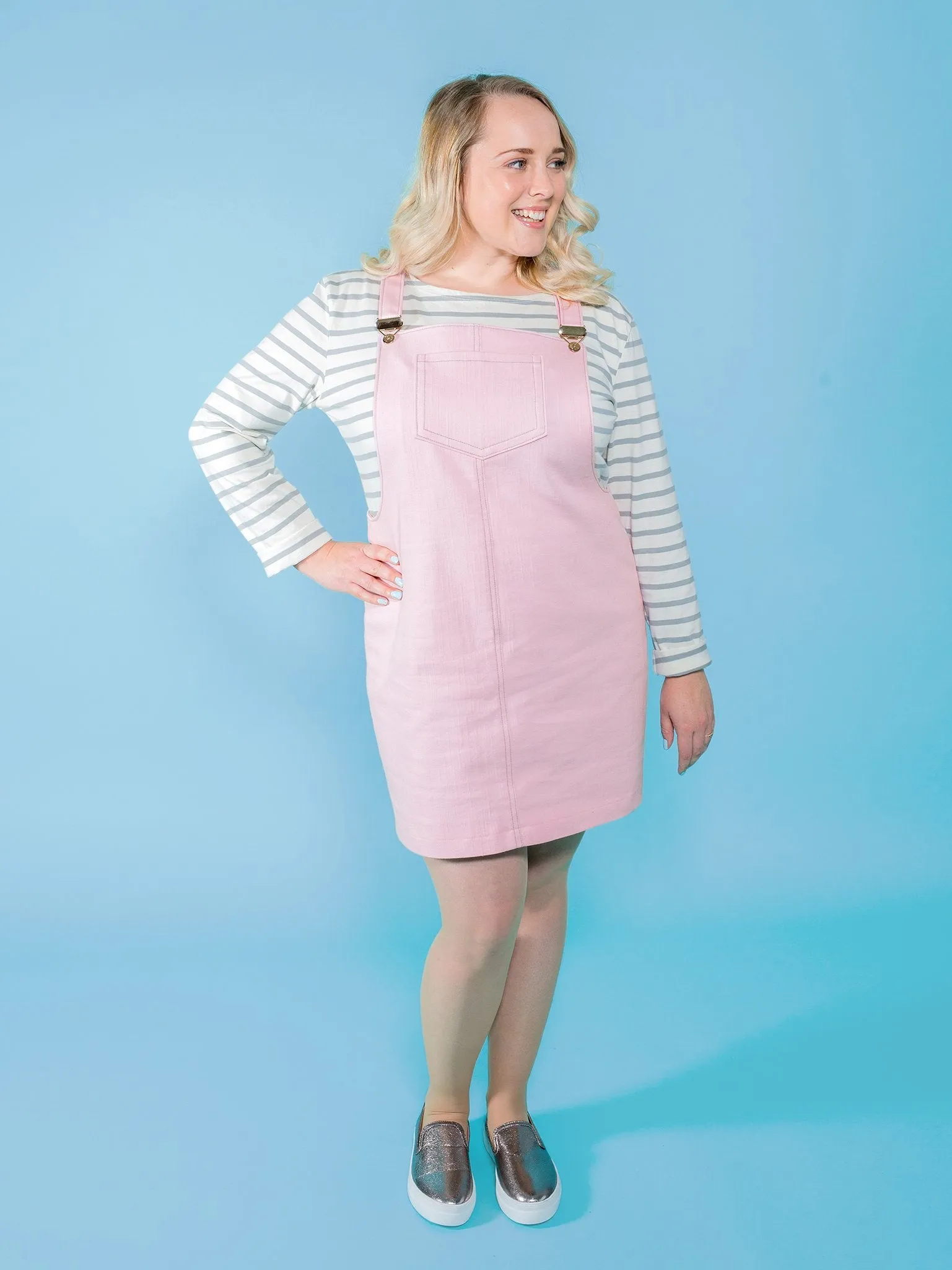 Cleo Pinafore   Dungaree Dress