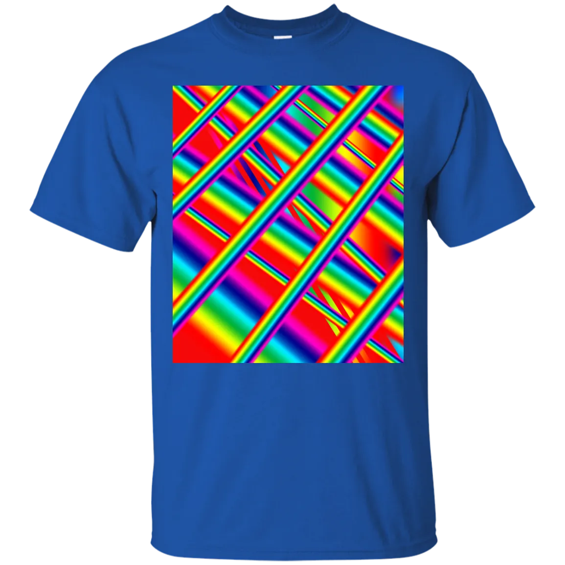 Colorful prism 3D rainbow abstract art T-Shirt T-Shirt