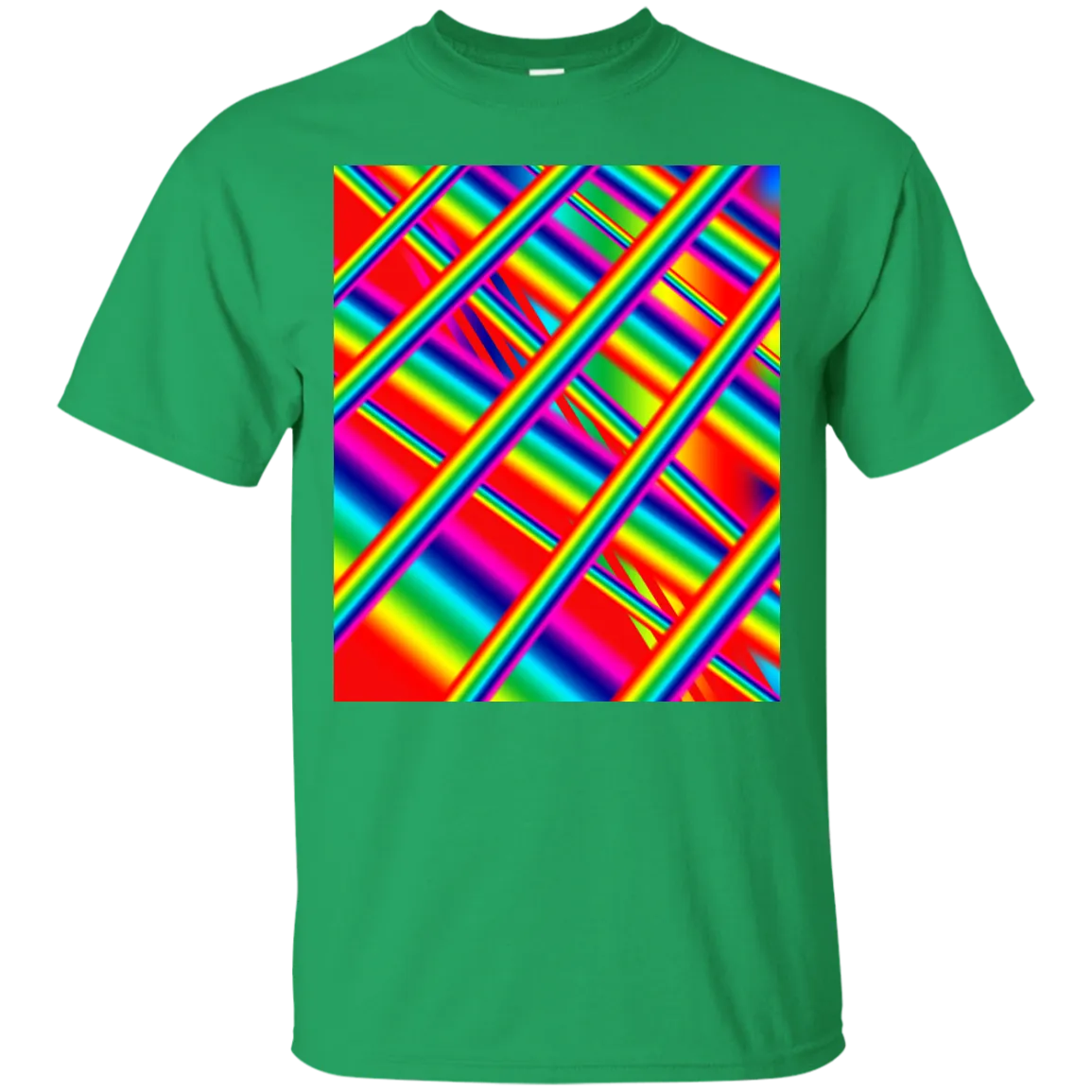 Colorful prism 3D rainbow abstract art T-Shirt T-Shirt