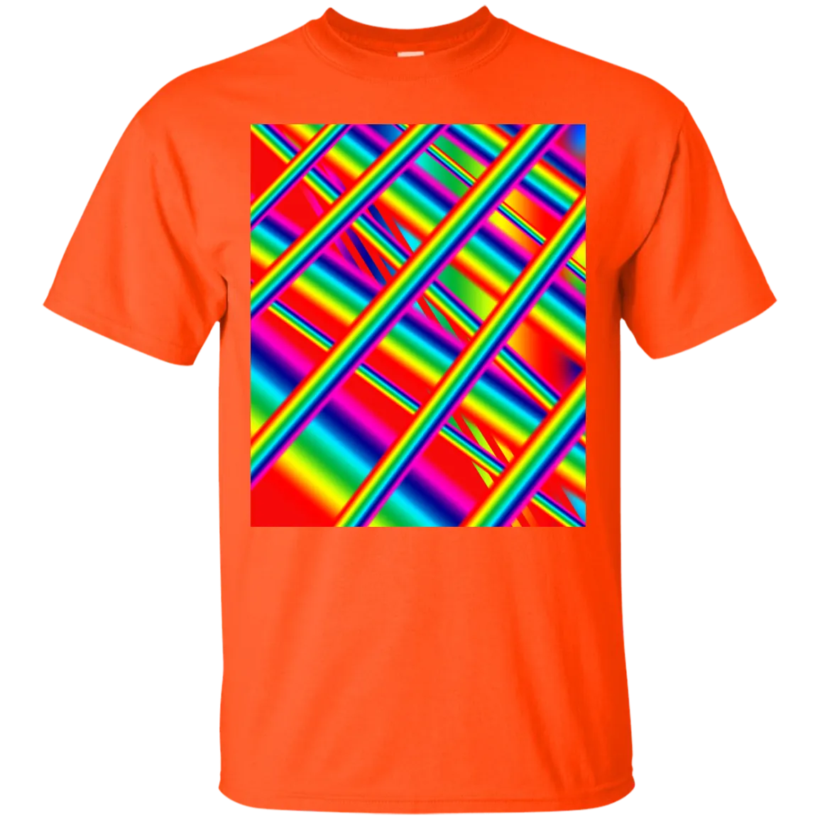 Colorful prism 3D rainbow abstract art T-Shirt T-Shirt