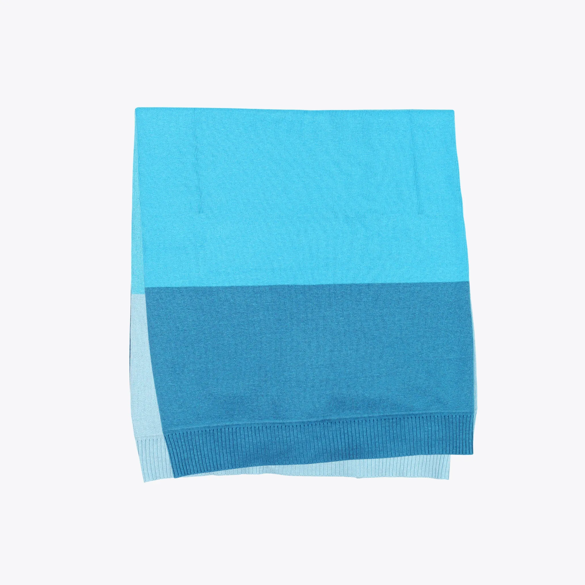 Cool Aqua | Cashmere Blanket