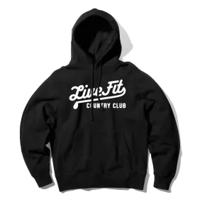 Country Club Letterman Hoodie - Black