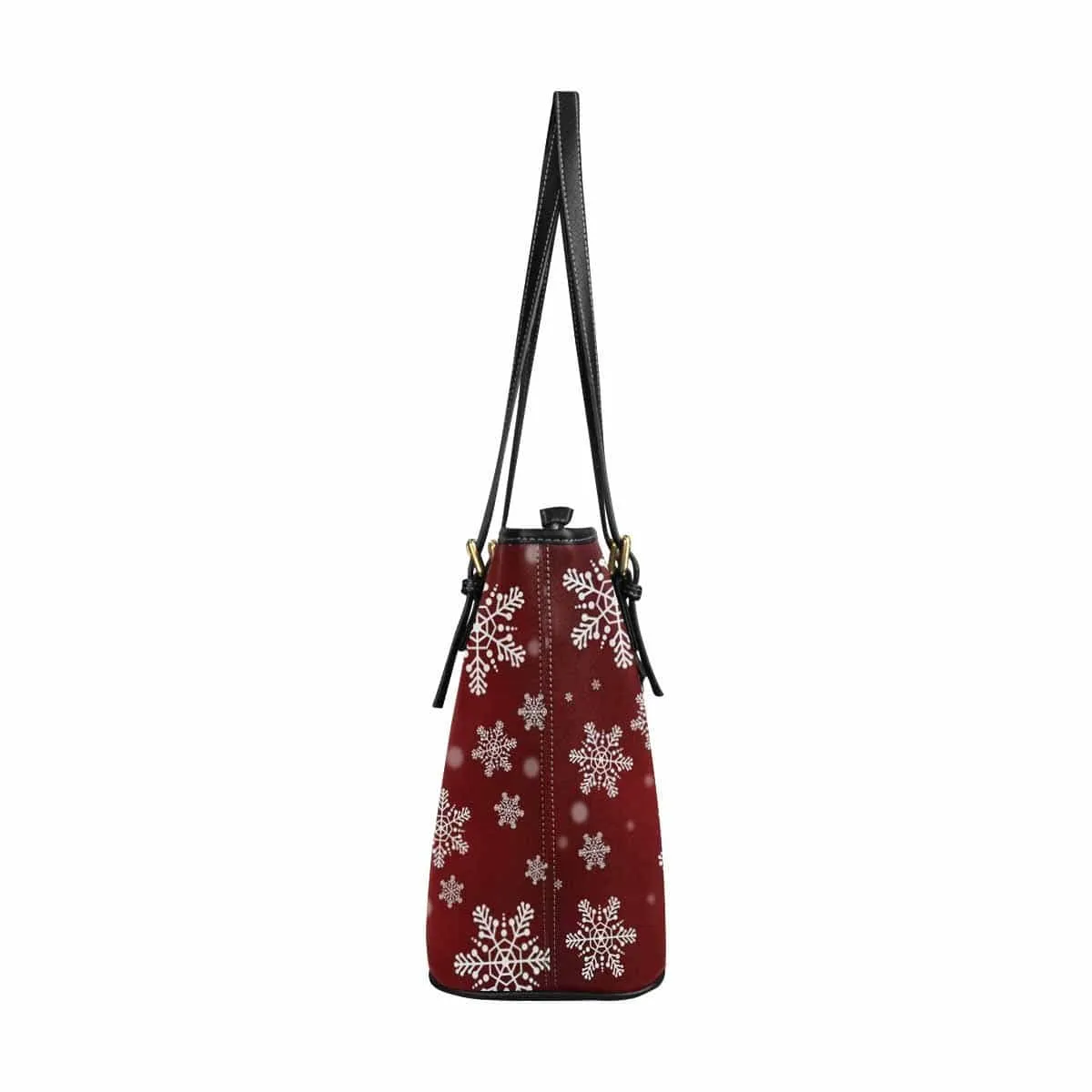 Custom Dog Christmas Snowflake Women's Tote Bag