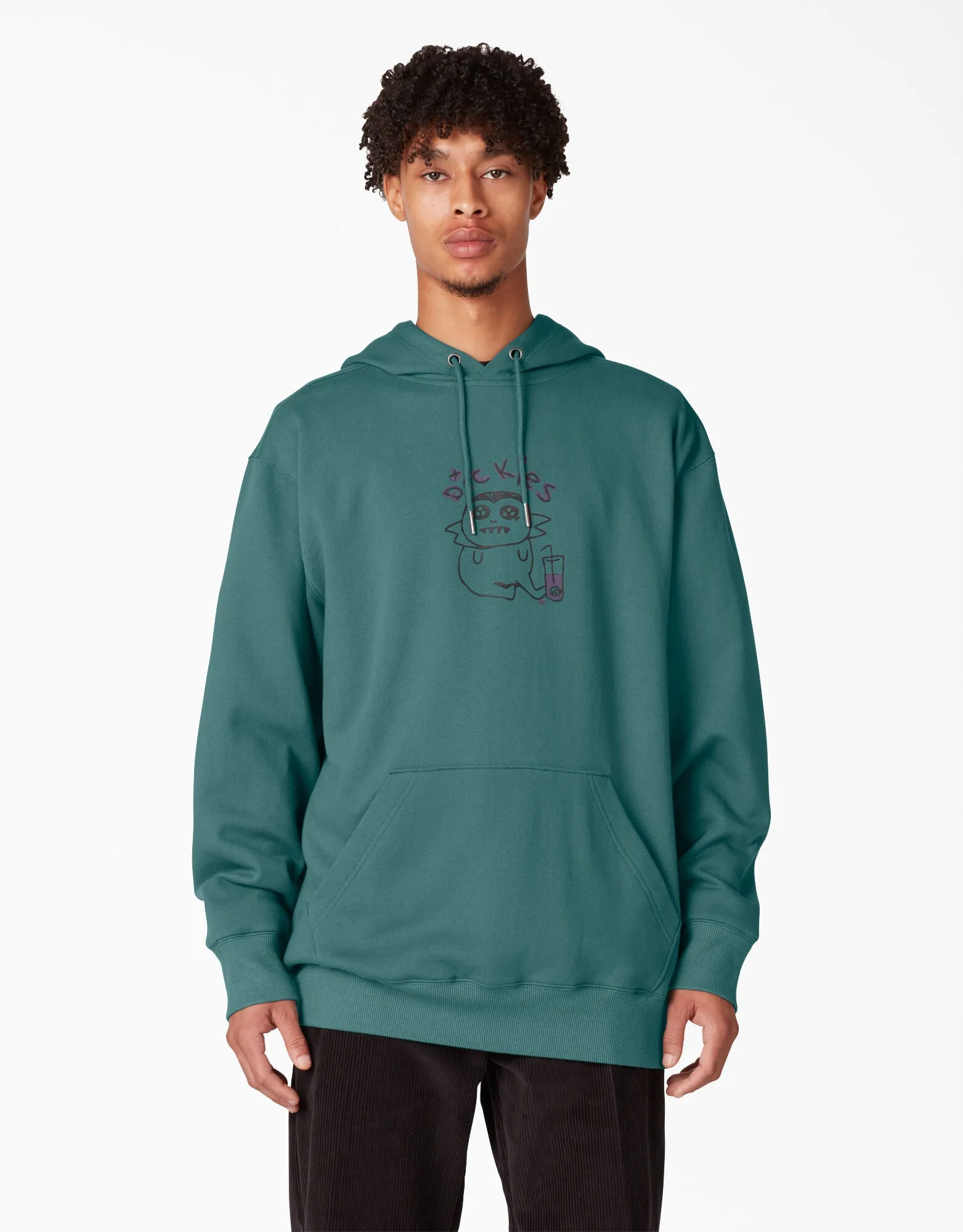 Dickies Franky Villani Drunkula Pullover Hoodie - Lincoln Green