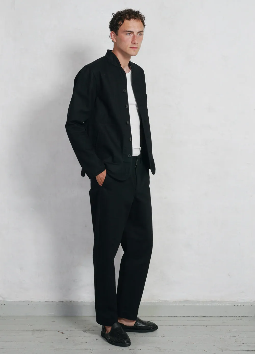 ERLING | Refined Work Jacket | Black Canvas