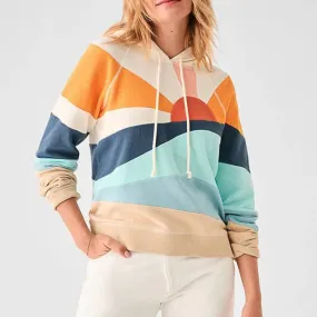 Faherty Women's Soleil Hoodie Sun and Sea