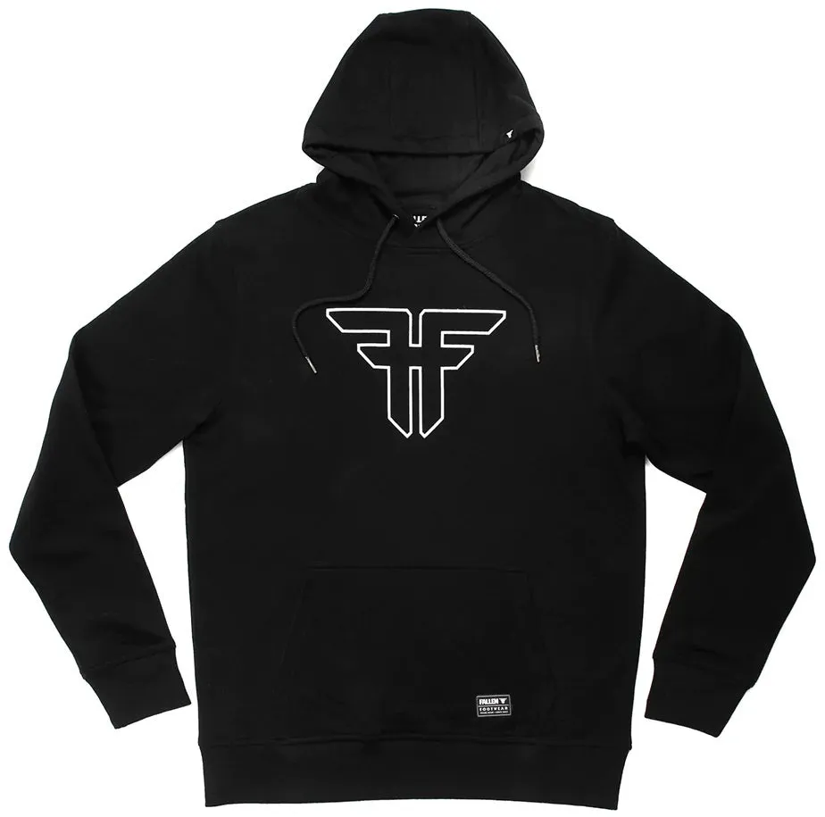 Fallen Trademark Hoodie, Black White